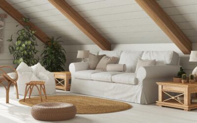 Wohnzimmer mit Dachschräge einrichten